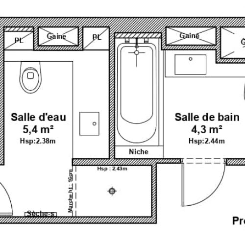 , Projet Salle d’eau Versailles