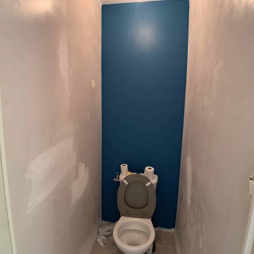 Travaux de rénovation d'un wc